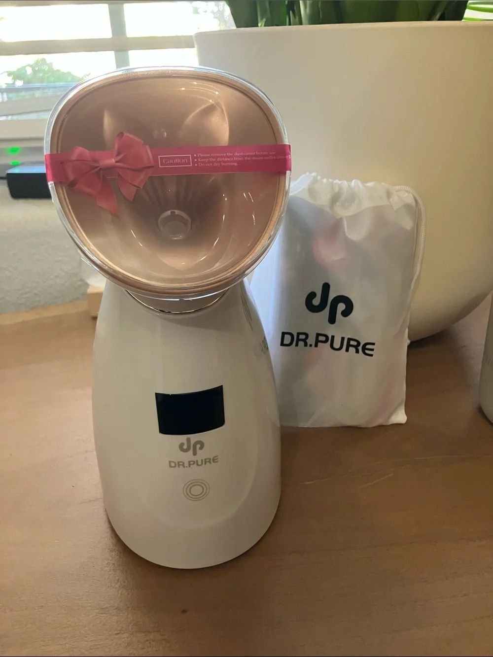 Dr. Pure Nano Ionic Face Steamer - Rose Gold